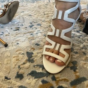 Guess white High Heel sandals size 9